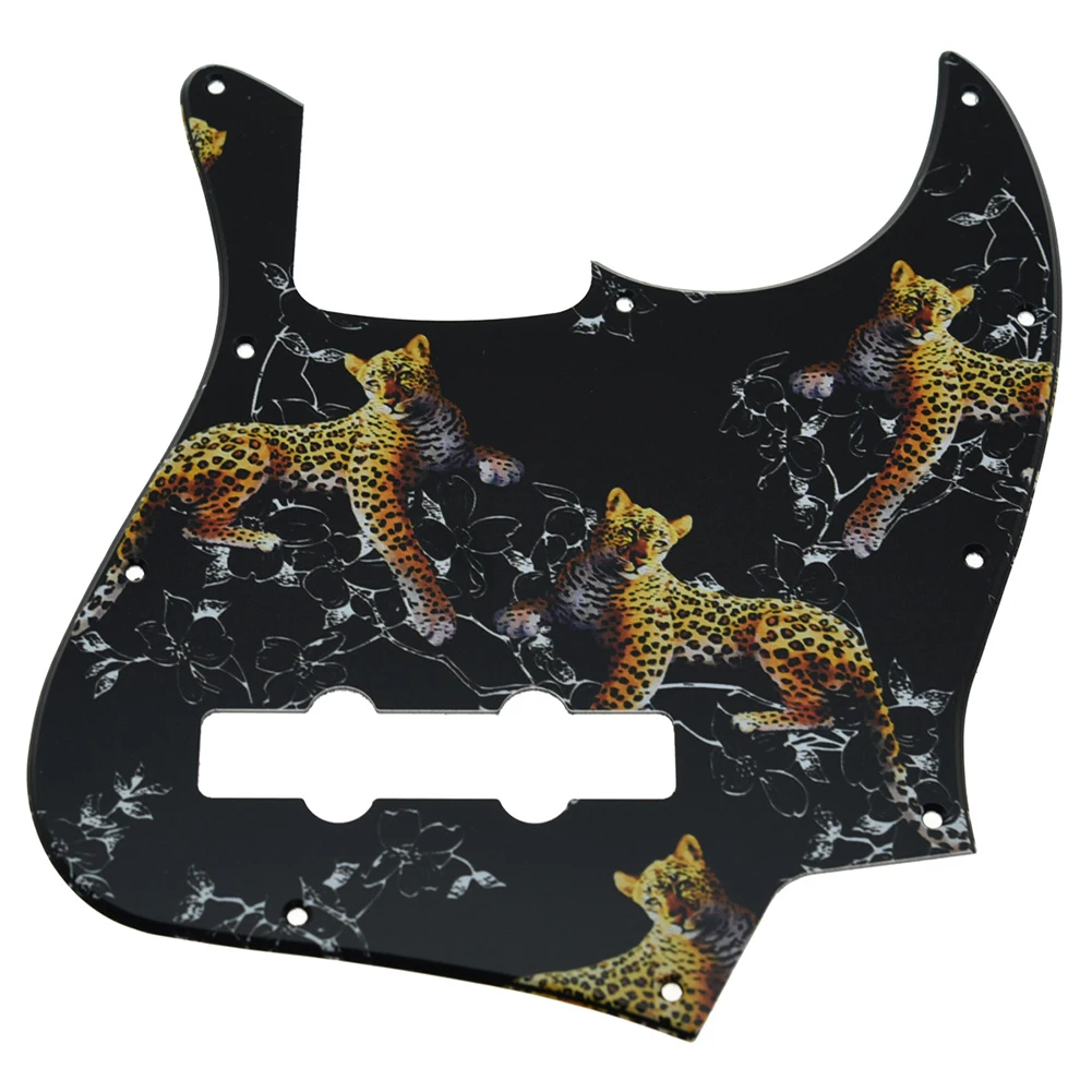 

3 Ply 4 String Electric Bass Pickguard Scratch Plate With 10pcs Screws For JAZZ BASS PVC Pick Plectrum Musical Instrument Access