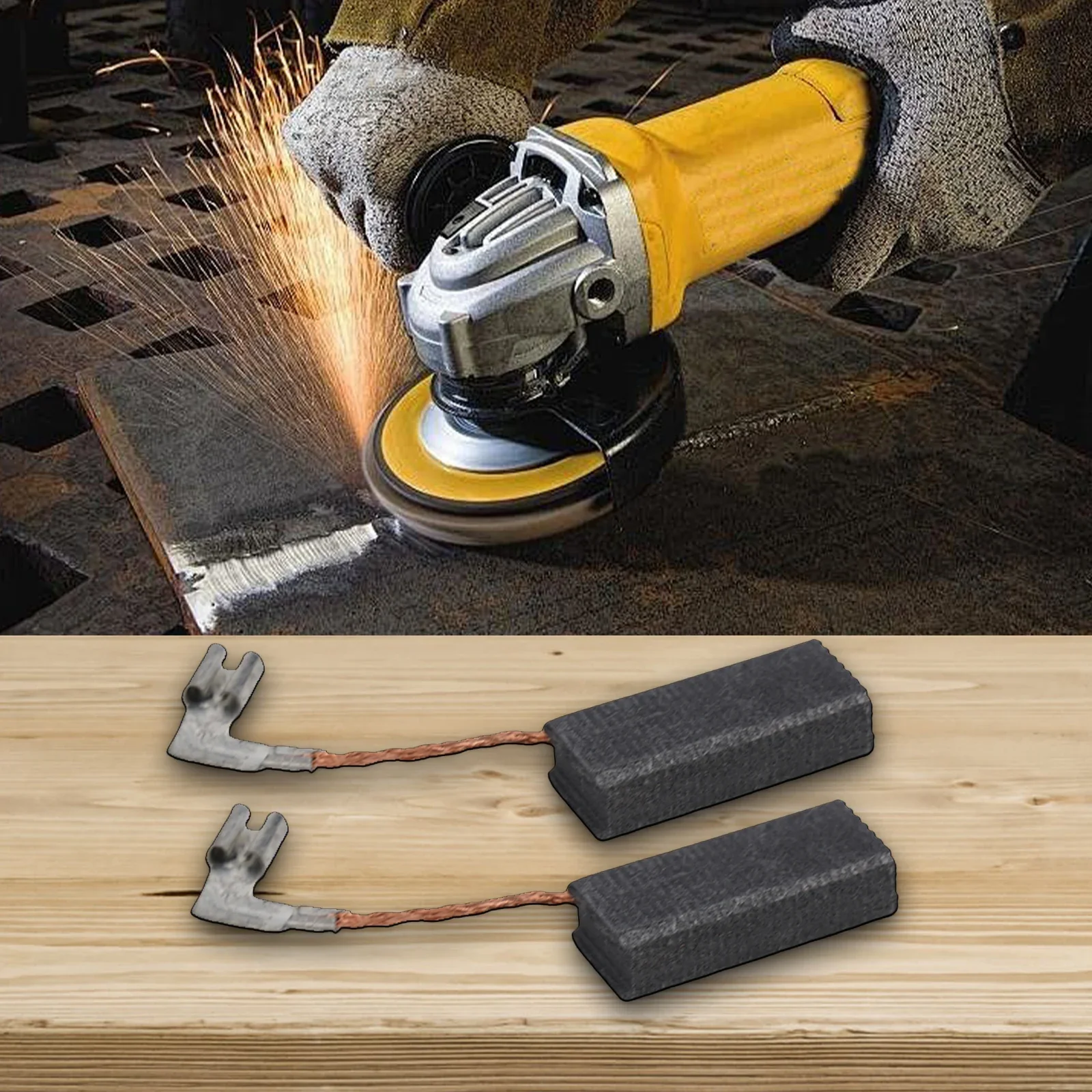 Угольная щетка Угольные щетки 1617000525 2 шт. для 11250VSR 11253VSR 11255VSR RH328VC RH328VCQ Совершенно