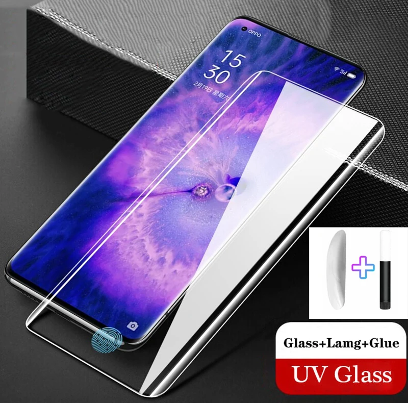 

UV Tempered Glass For Huawei P20 Lite P50 P30 P40 Pro Hua wei Mate 20 40 30 Screen Protector Nano liquid Glue Protective Film