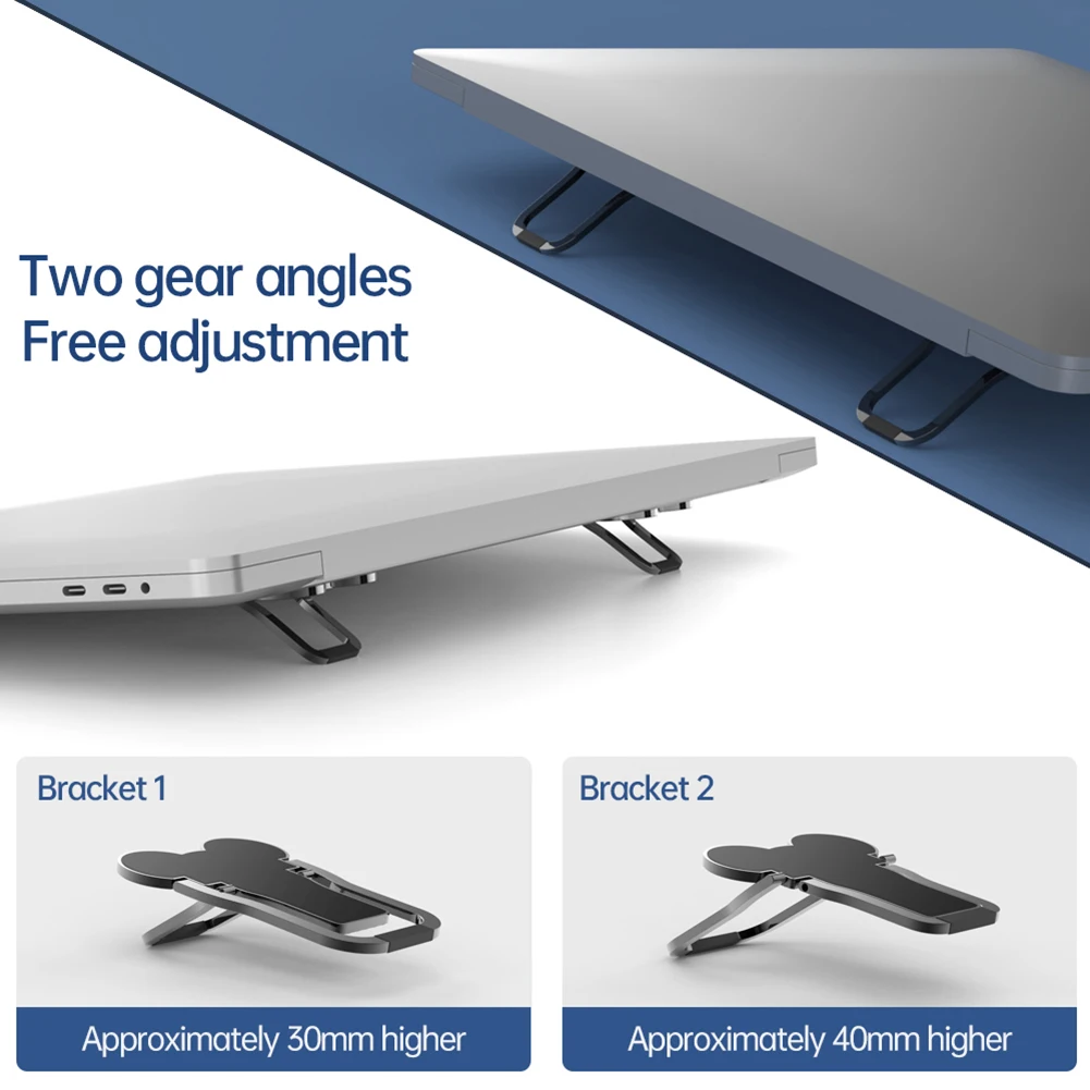 

Ultra-thin Laptop Holder Heightened Desktop Cooling Stand Computer Accessories Invisible Bracket for Huawei/apple/dell/lenovo pc