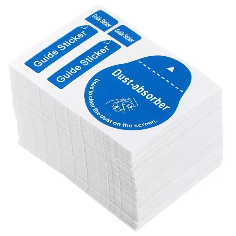 4000pcs Cell Phone Dust Absorber Dedust Sticker Screen Protectors Wet Dry Wipe Paper For Camera Lens LCD Screens Dust Papers