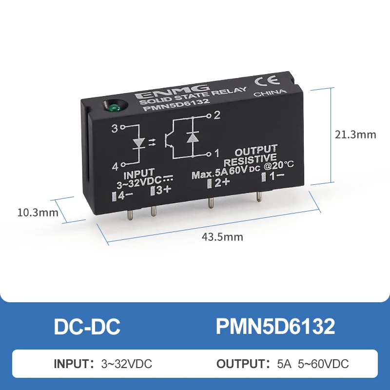 

Мини твердотельное реле ENMG PMN5D6132 24В