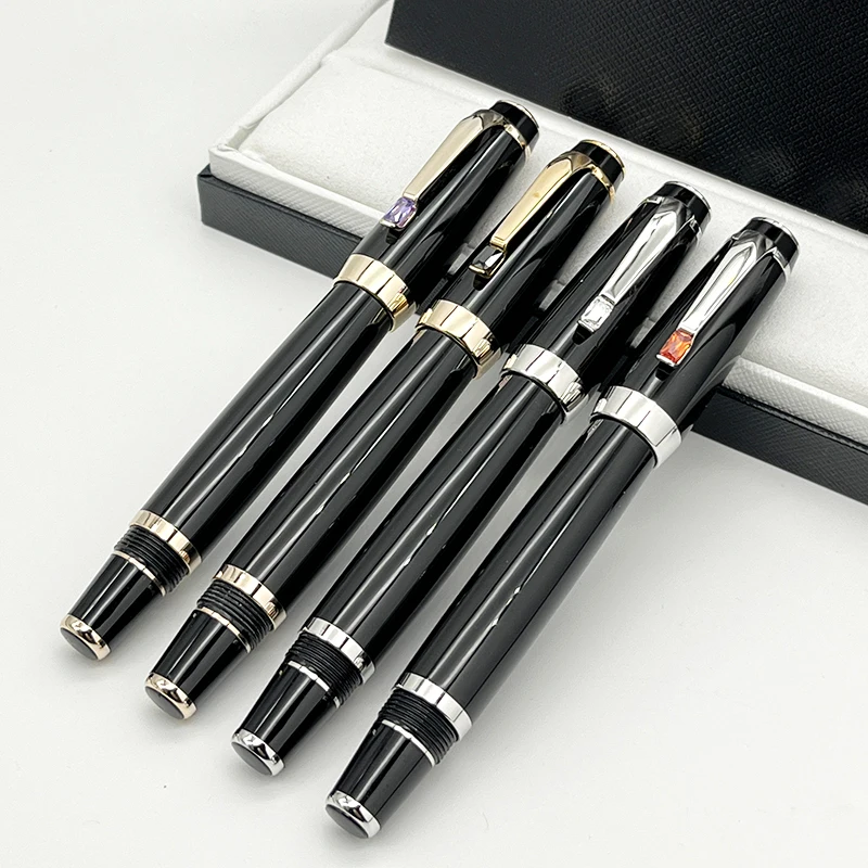 LAN MB Bohemian Rollerball Fountain Pen Design Diamond Clip Writing Smooth With Serial Number