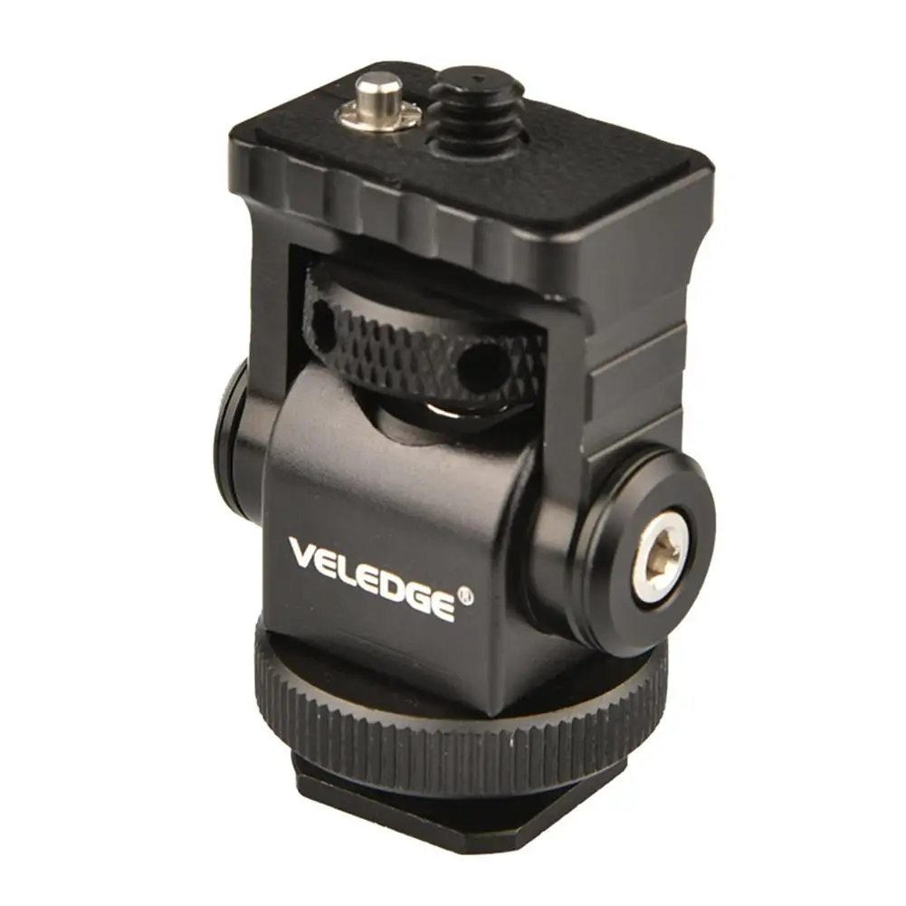 

Newest Adjustable Snail Damping Gimbal With Locating Pin Camera Monitor Fill Light Bracket Adapter