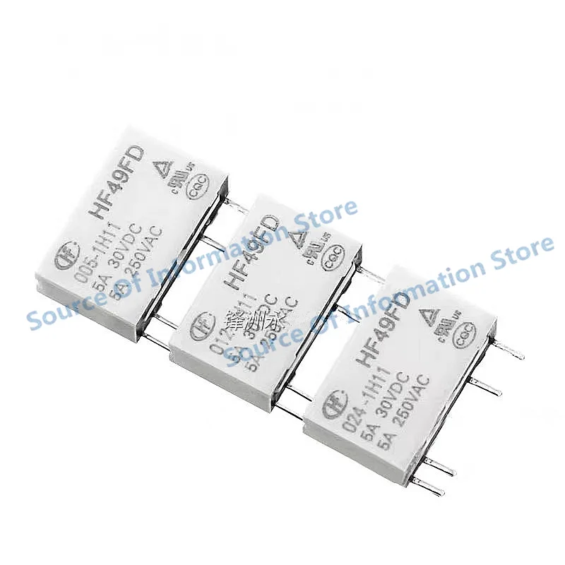 10 шт. реле HF49FD 005 012 024-1H11 1H12 1H11T 1H12T 5 в 12 В 24 постоянного тока 100% Новый оригинальный