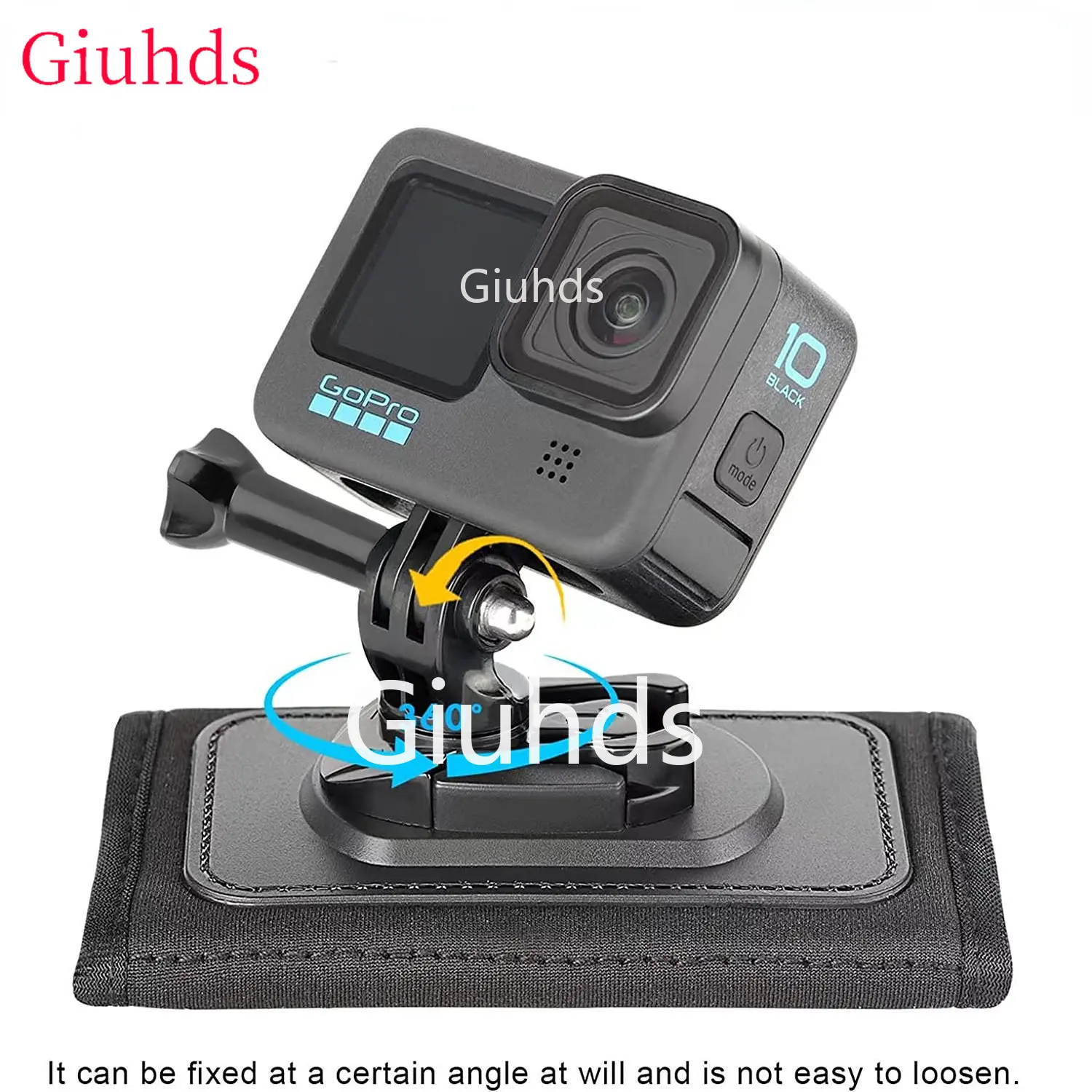 

360° Rotate Buckle Quick Release Backpack Shoulder Strap Mount for GoPro Hero 11 10 9 8 7 6 5 Dji Action Camera Accessory