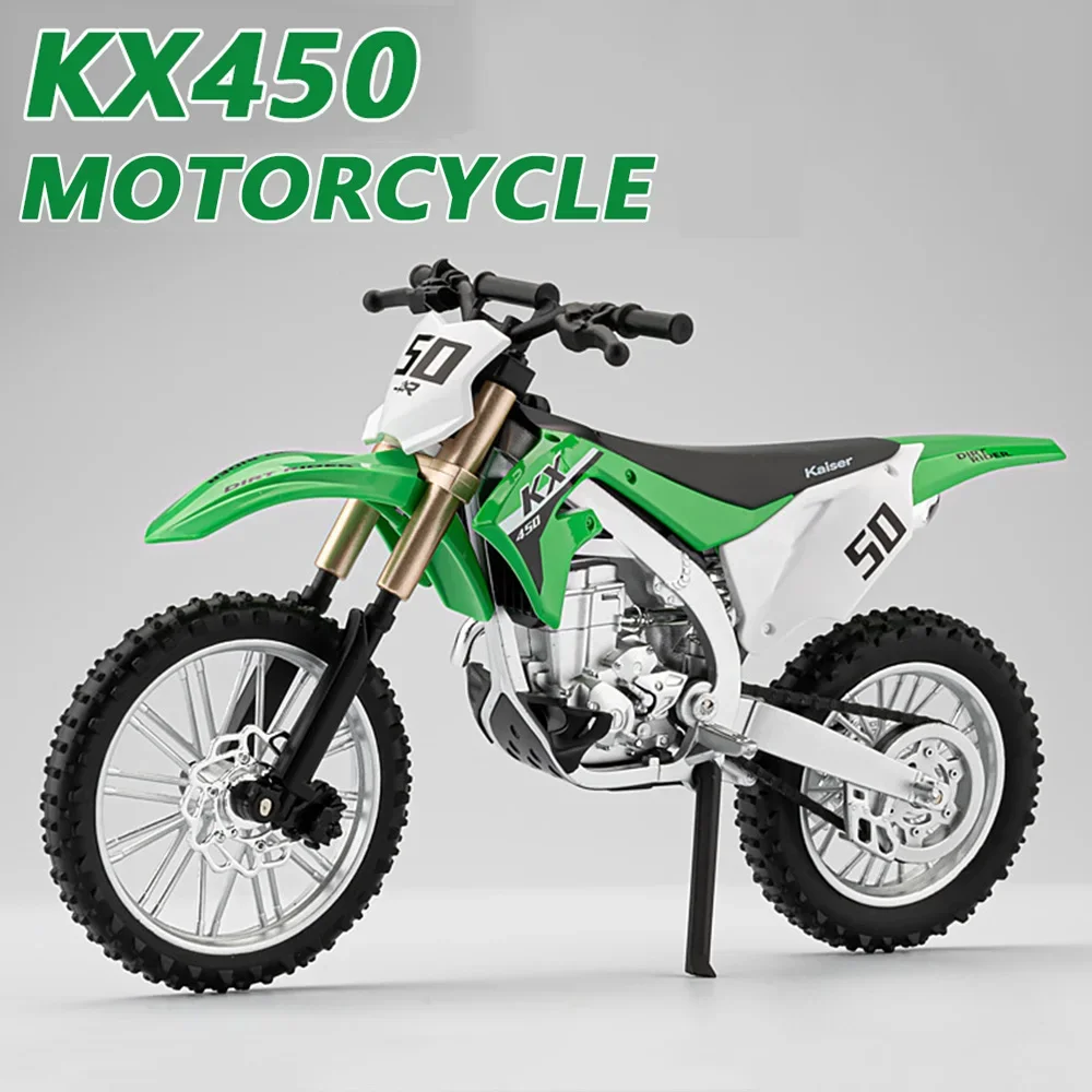 1:12 Kawasaki KX450 миниатюрные модели мотоциклов из сплава игрушки литые под давлением