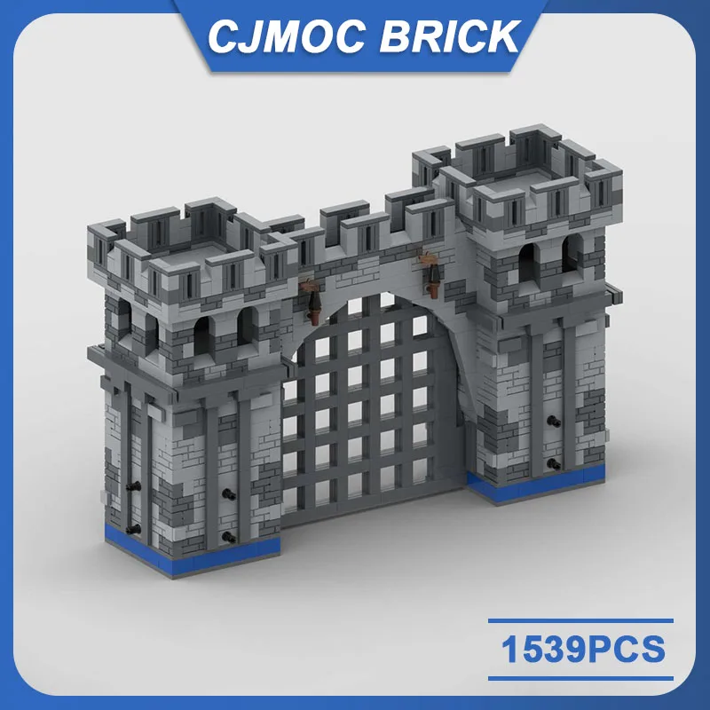 Строительные блоки MOC средневековый замок технические технологии кирпичи сборка