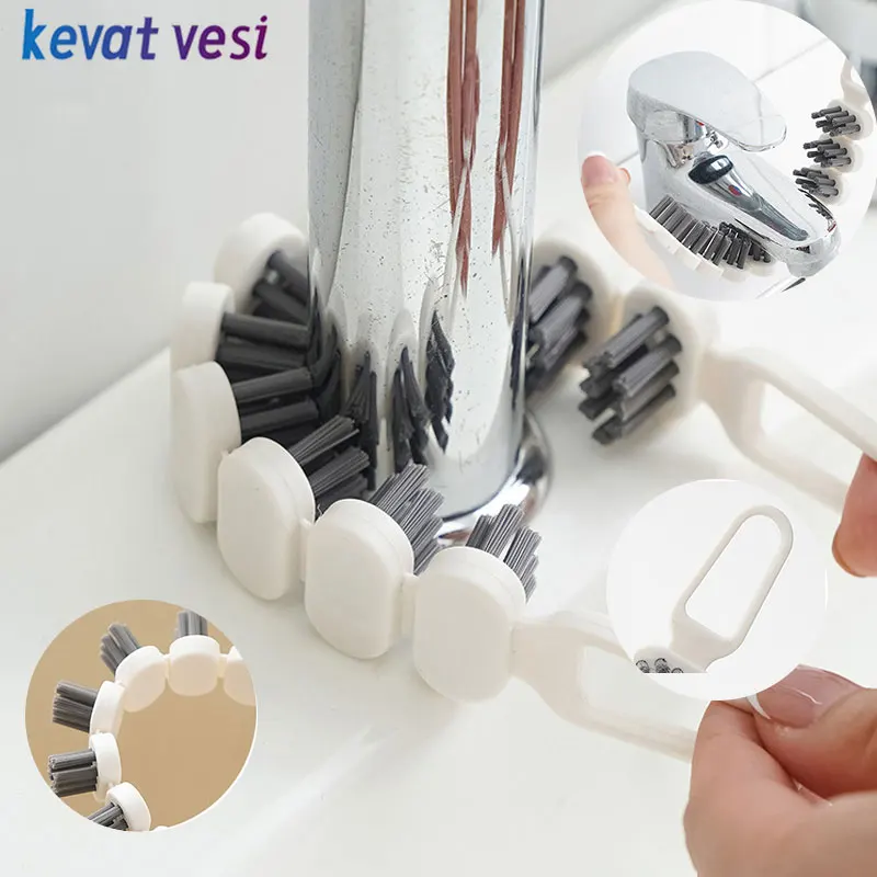 

Groove Gap Cleaning Brush Kitchen Faucet Stove Cleaning Tools Bathtub Sink Cleaning U-Brush Durable Hard Bristle Cleaner Tools