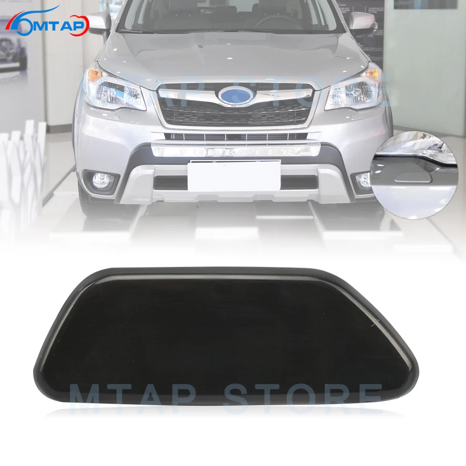 

MTAP Unpainted Car Front Bumper Headlight Headlamp Washer Nozzle Cover Cap For SUBARU FORESTER SJ Base Model 2013 2014 2015