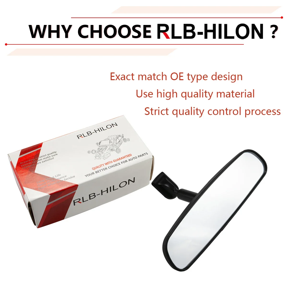 Зеркало заднего вида для салона автомобиля широкоугольное Honda Accord 4dr 2003-2007 Civic Hybrid