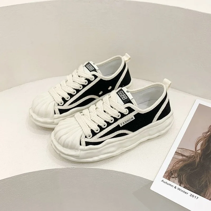

Brand Women's Canvas Shoes Summer Women's Vulcanized Shoes Non-slip Wear-resistant Sneakers Designer Women's Flat Shoes