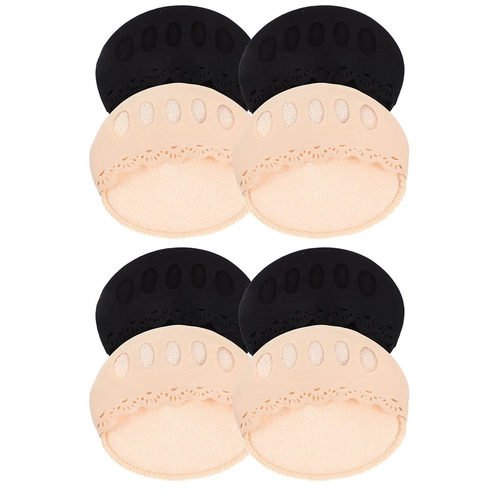 

4 Pairs Tabi Socks Summer High Heel Half Forefoot Invisible Women Separated Finger Nylon Miss