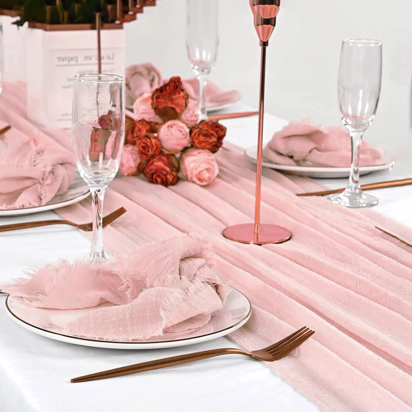 Скатерти из Марли в деревенском стиле бежевый хлопковый обеденный стол