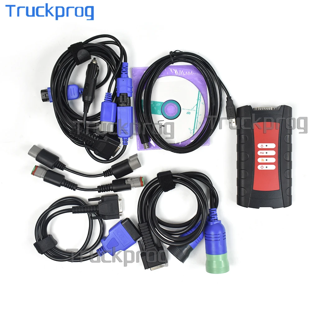 

Truck automotive Diagnostic scanner Tool for INLINE 7 Data Link Adapter kit With 8.7 Multi-Language Software