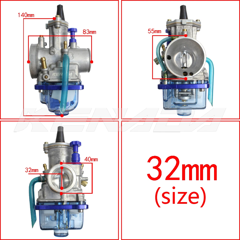 

Универсальный мотоциклетный черный карбюратор Maikuni для PWK 21 24 26 28 30 32 34 мм с Power Jet 2T 4T Racing Moto Motocross