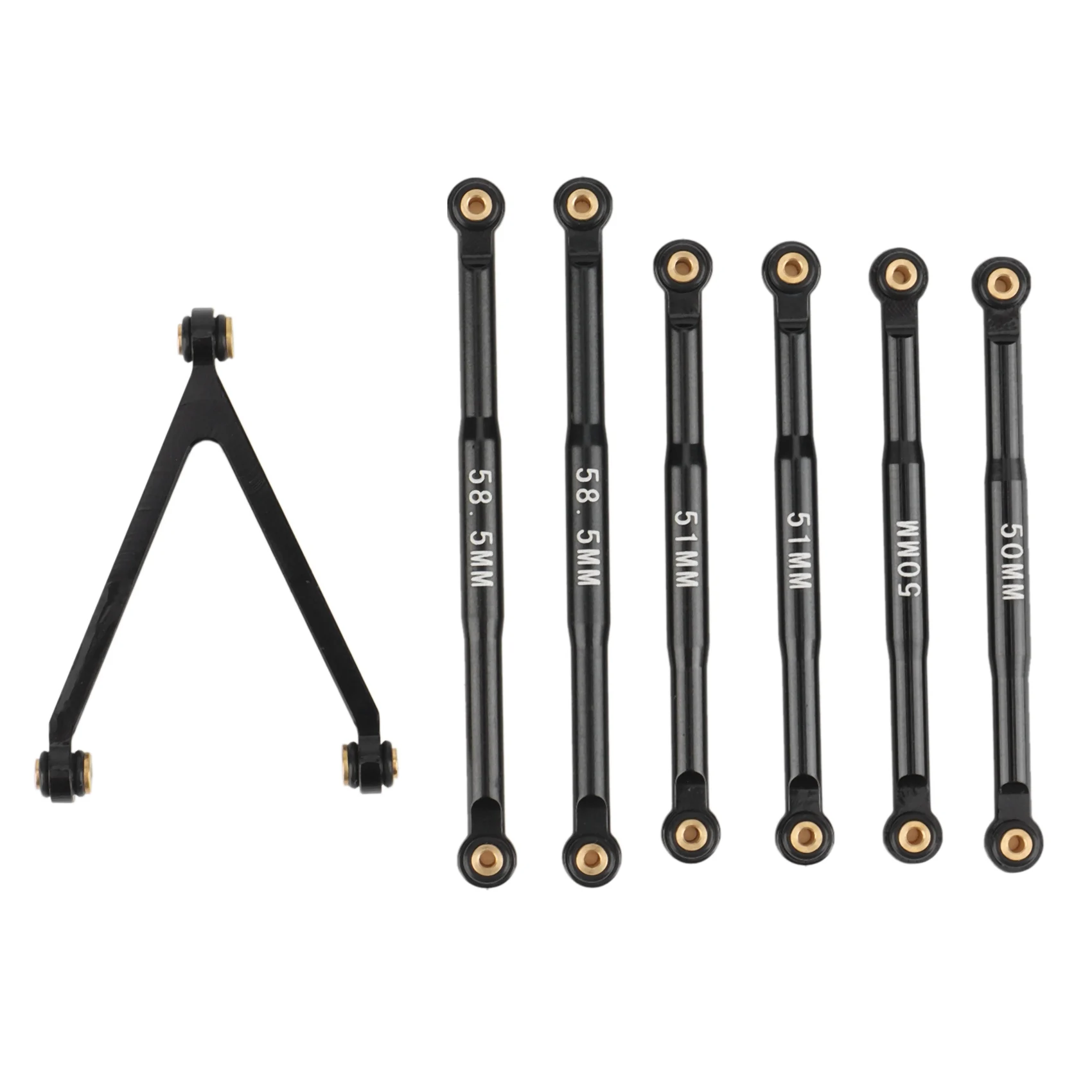 

Metal Link Linkage Pull Rod Tie Rod Set for Axial SCX24 C10 AXI00001 AXI00002 1/24 RC Crawler Car Upgrade Parts,1