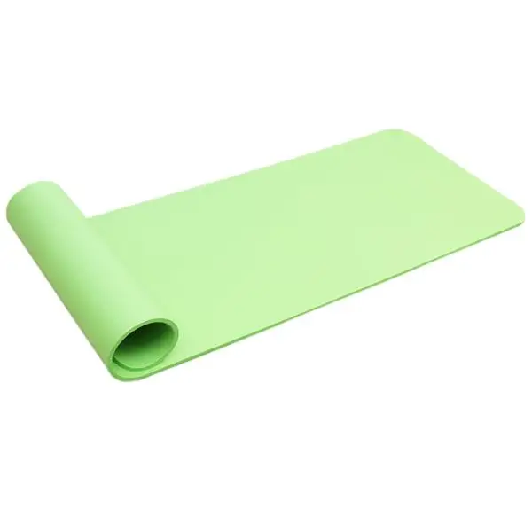 

10mm Thick NBR Pure Color Anti-skid Yoga Mat 183x61x1cm Green