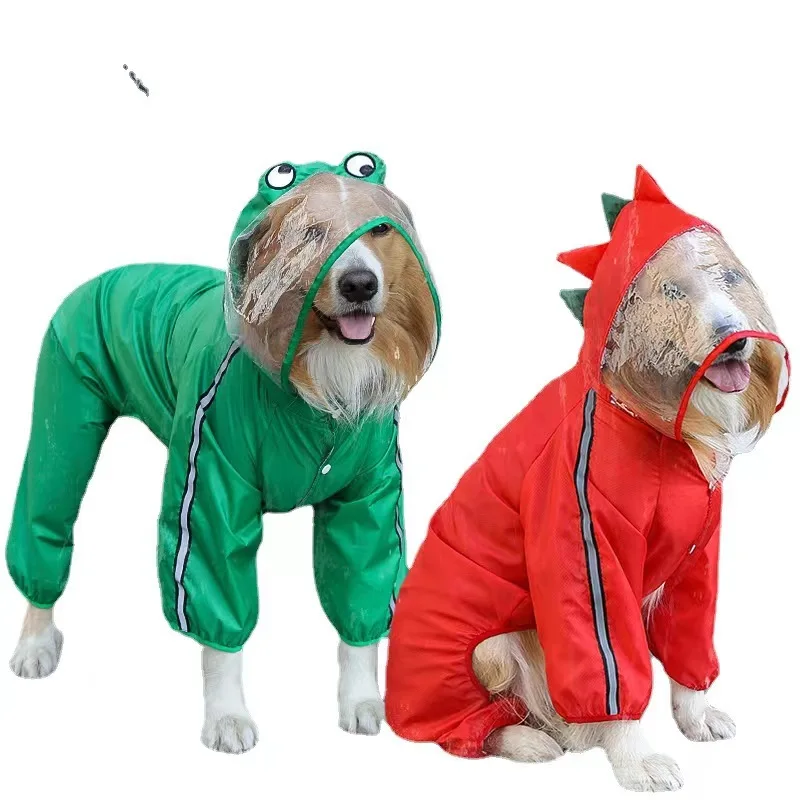 

Дождевик для маленьких собак, дышащая одежда с капюшоном для домашних животных, светоотражающая Водонепроницаемая Мягкая сетчатая куртка для собак