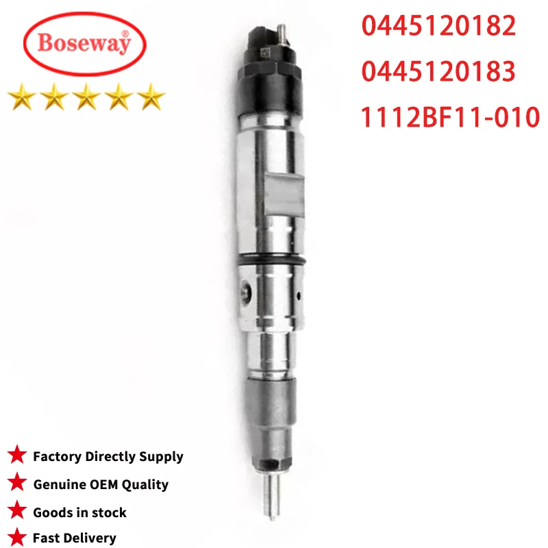 

Common Rail Injector 0445120182 0445120183 1112bf11-010 For Dongfeng Eq4h