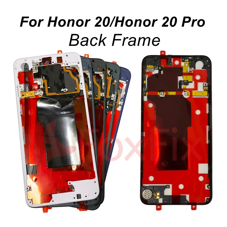 Задняя крышка для Huawei Honor 20/Honor 20 Pro с креплением на середину корпуса + NFC антенна + графеновая главная плата + вибромотор.