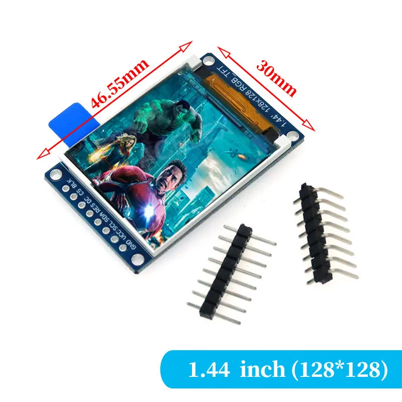 

TFT дисплей Stlxy 0.96-1.8 дюйма IPS
