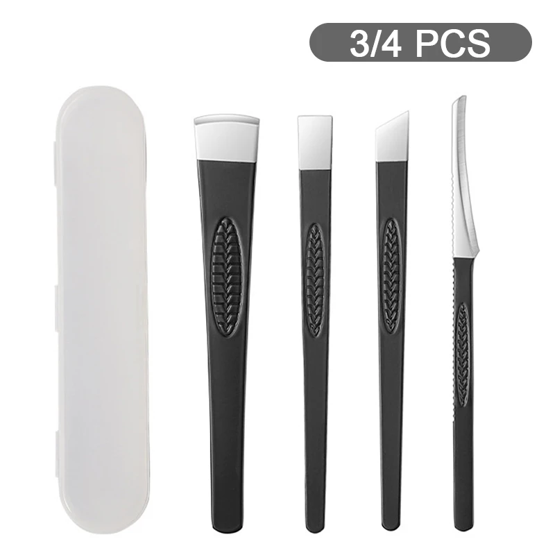 

3/4Pcs Manicure Tools Toe Nail Scraper Feet Pedicure Knife Kit Dead Skin Remover Files Skin Care Ingrown Cuticle Pedicure Tools