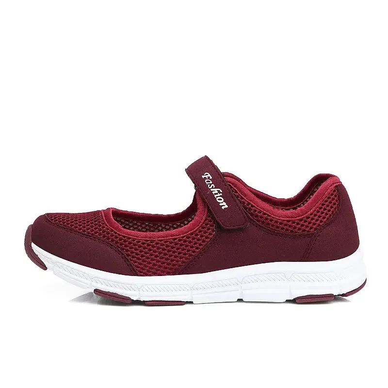 

Fashion Women Sneakers Breathable Mesh Casual Shoes Flat Shoes Women Work Shoes Comfortable for Work Zapatos De Mujer Plataforma