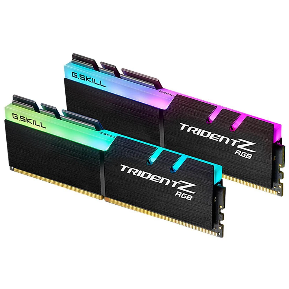 G.SKILL Trident Z RGB (For AMD) 16GB 288-Pin PC RAM DDR4 3600 (PC4 28800) Intel XMP 2.0 Desktop Memory Model F4-3600C18D-16GTZRX