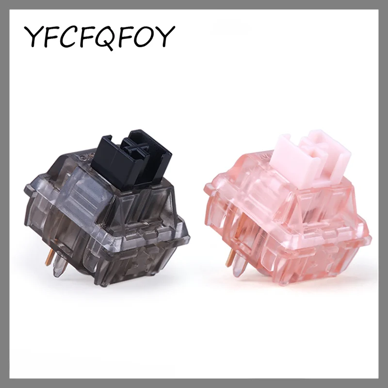 Gateron Ink V2 Switch Pink Black Extras 50g 60g 5pin RGB Linear MX Stem Switch For Mechanical Keyboard 80m Pre Lubed
