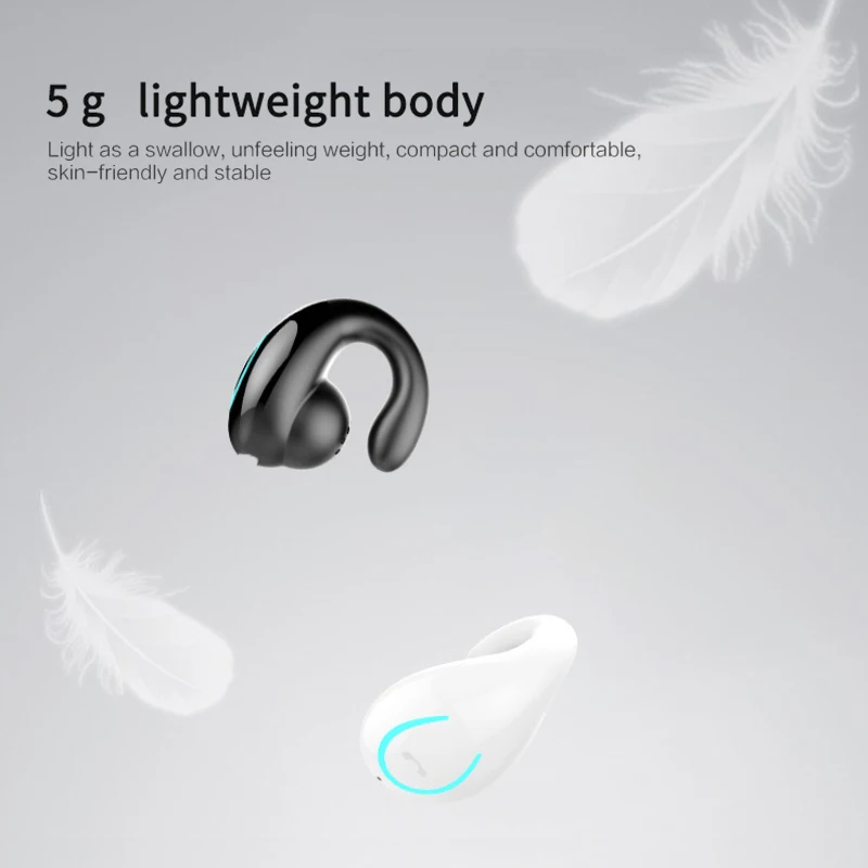 

YX08 Wireless Bluetooth Headphones With Microphone New Single Ear Stereo Bluetooth Headphones Suitable For All Smartphones