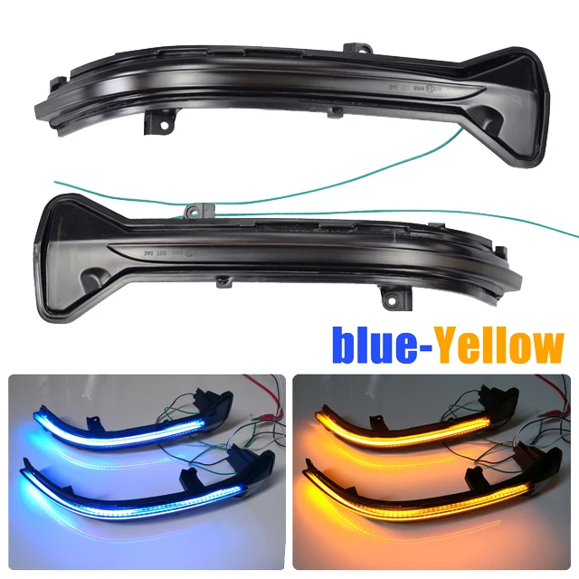 Для-BMW 3 5 6 7 8 серии G38 G30 G31 G11 G20 M5 желтая и синяя фонарь с динамическим поворотником