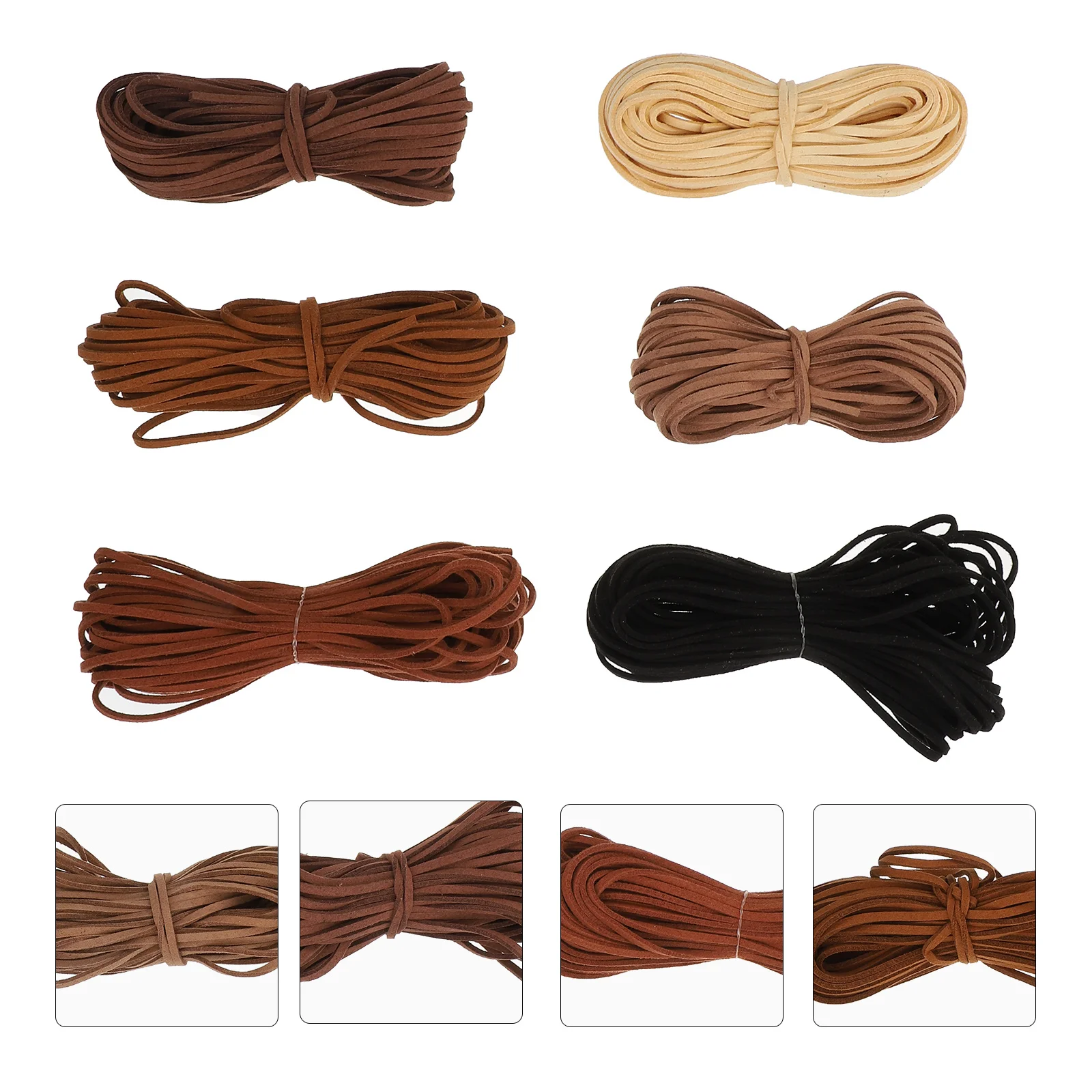 4 шт. замшевый браслет из синели сделай сам шнур бисер ювелирные изделия тканые