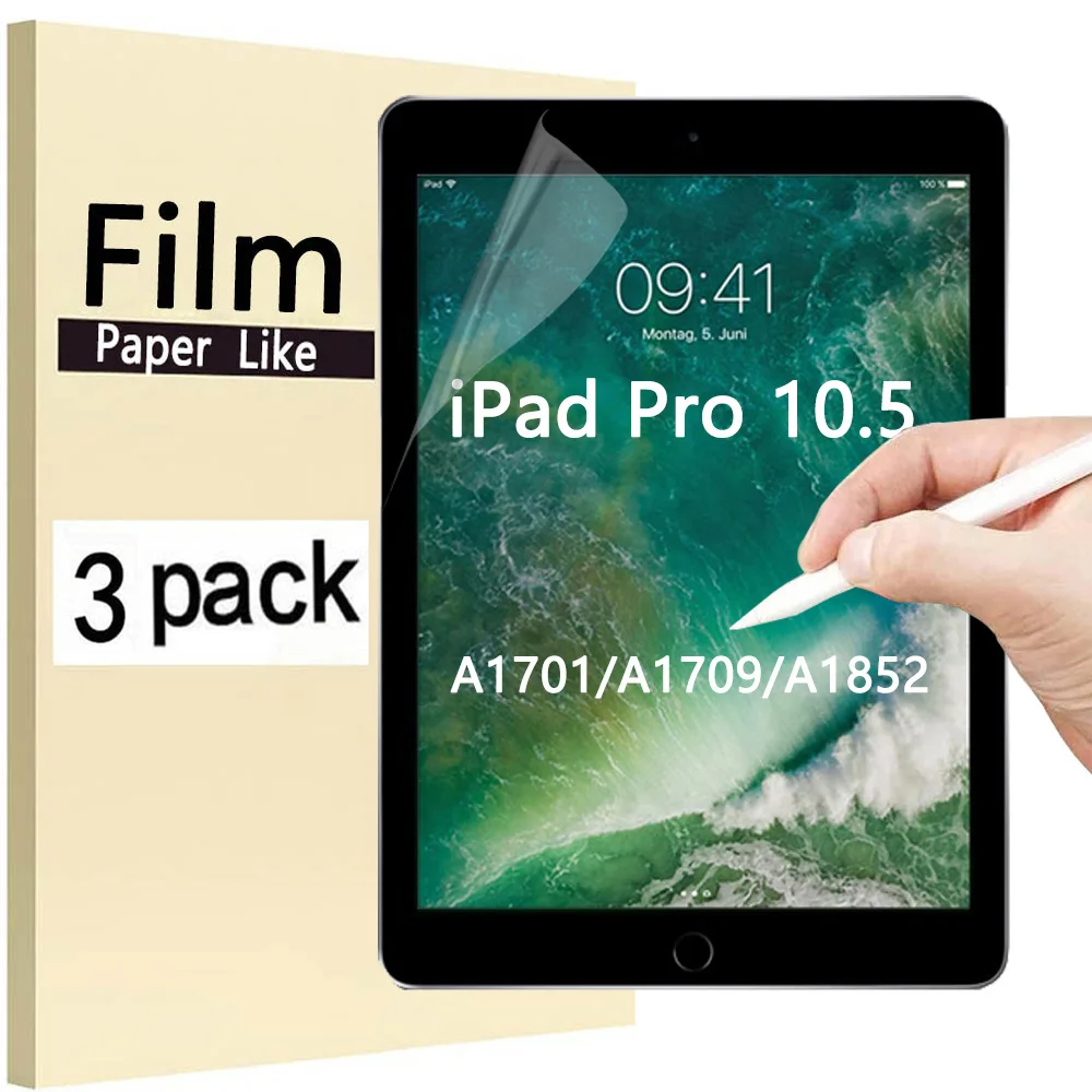

Screen Protector For Apple iPad Pro 10.5 2017 A1701 A1709 A1852 Anti-Scratch PET Soft Tablet Film