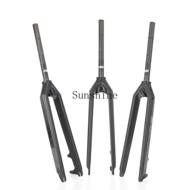 Передняя вилка для горного велосипеда AM TG6 из углеродного волокна жесткая