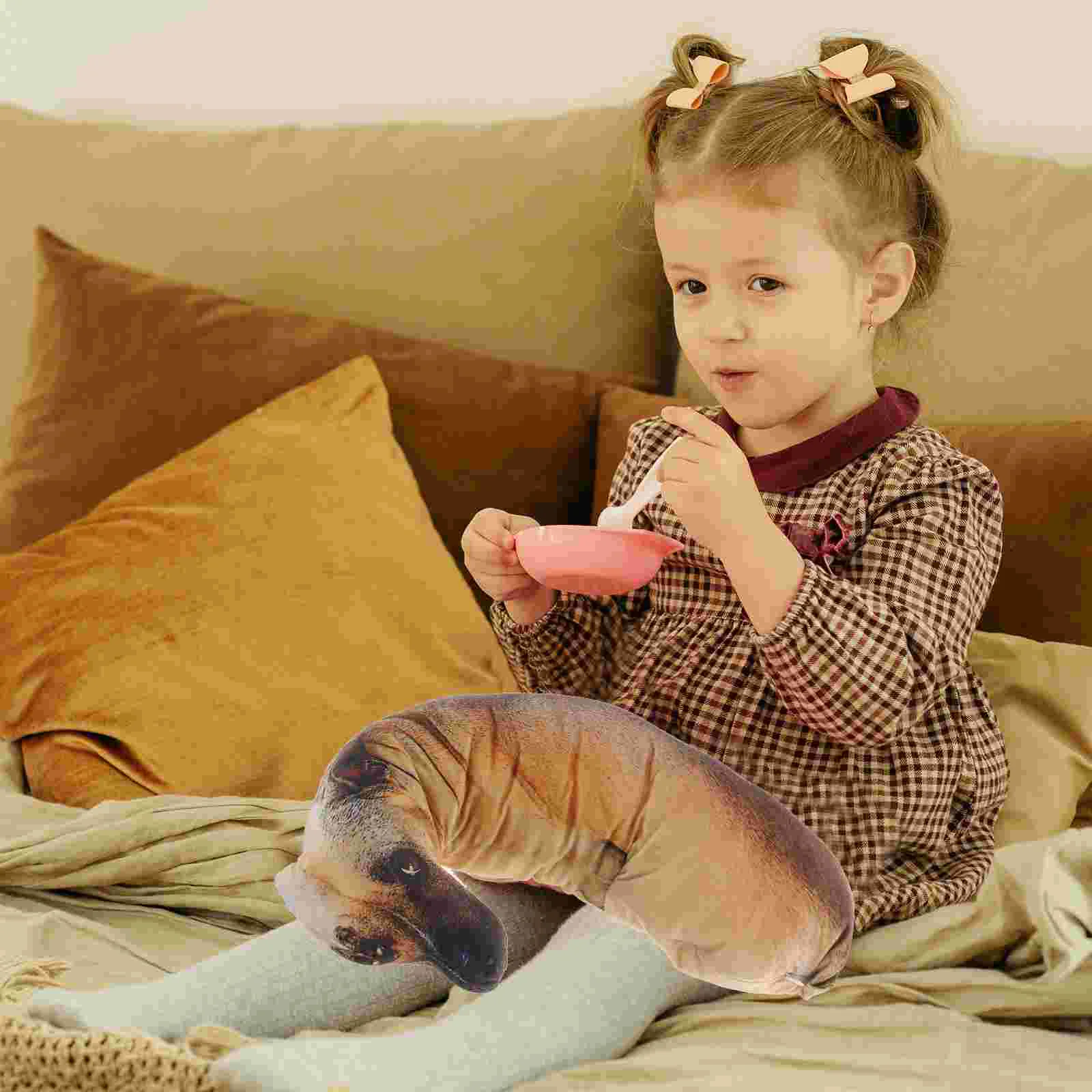 

1 Pillow Vivid 3D Creative Lifelike Haunting Dog Pillow for Men Stuent