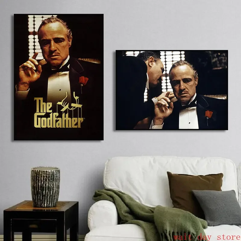 Современный стиль печать на холсте отца Рождества классические растительные