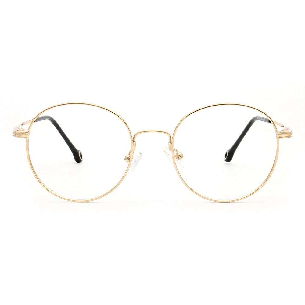 Круглые мужские металлические оправы для очков с эффектом памяти женские гибкие