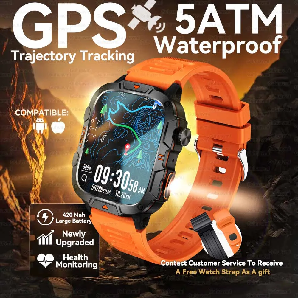 2025 для HUAWEI Ultimate Edition военные качественные GPS SmartWatch 5ATM 1 96 дюйма HD AMOLED пульсометр