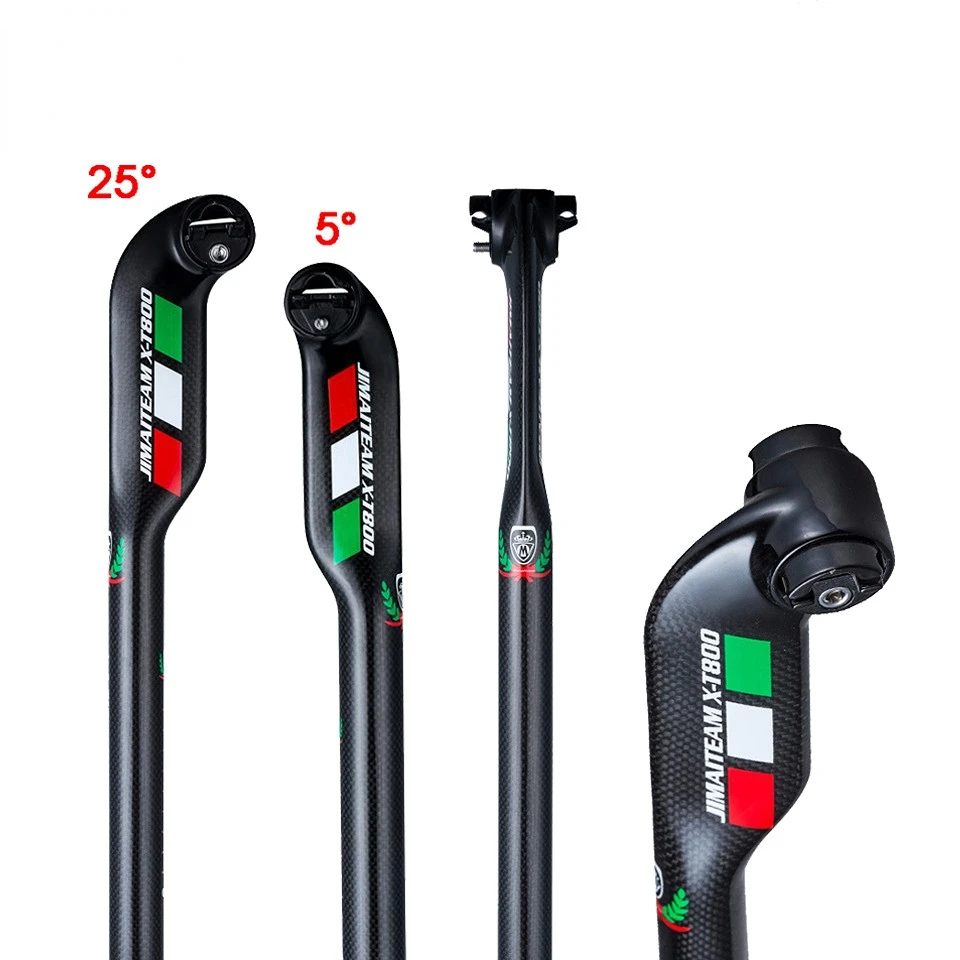 

Carbon Seatpost 27.2//30.8/31.6mm Carbon Fiber MTB/Road Bicycles Carbon Fiber seat post Light seat tube 350/400mm 5 25 degree