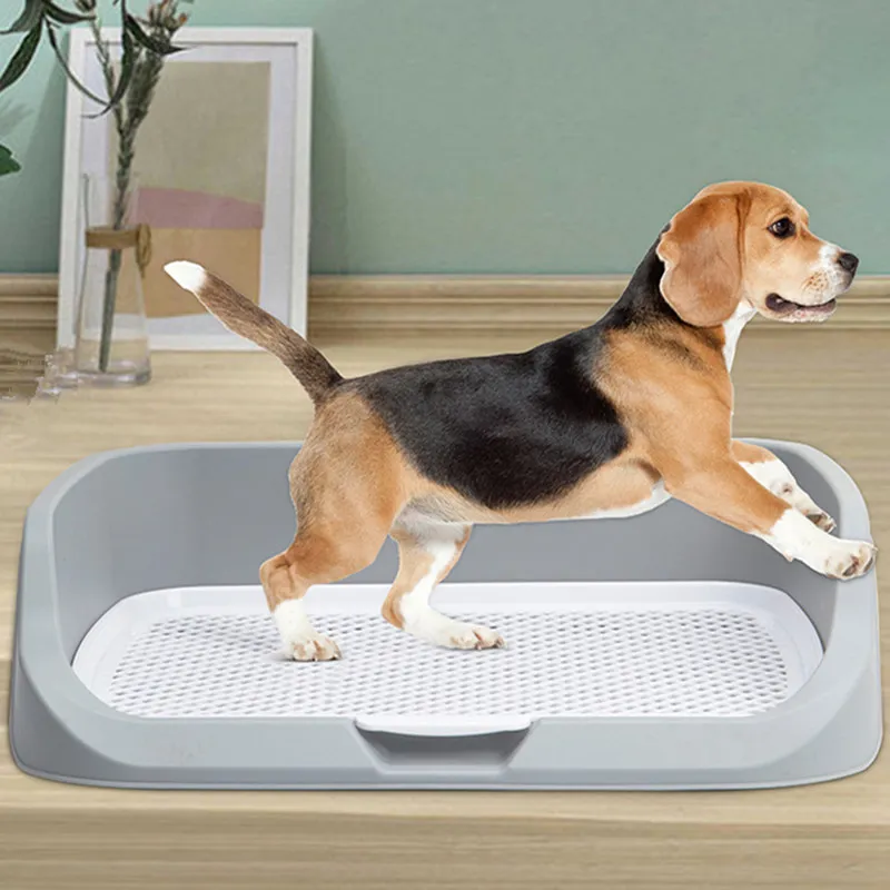 

Dog Toilet Indoor Dog Toilet Box with Pillar Litter Boxes for Puppy Training Anti Stepping Dogs Toilets Boxes Pet Cleaning Tools