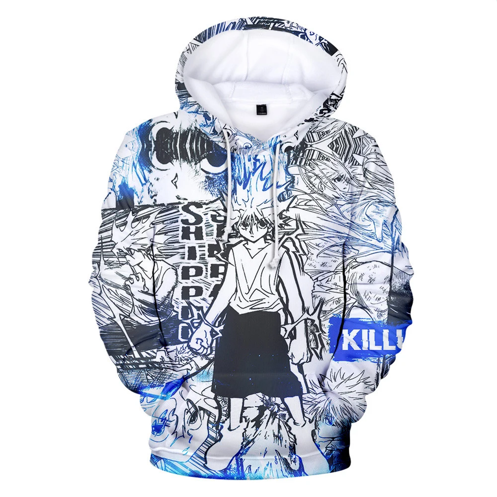 Cool Comic Hisoka 3D Hoodies Hunter x Sweatshirts Men/Women Long Sleeve Autumn Hoodie Casual Sportswear Clothing Tops |