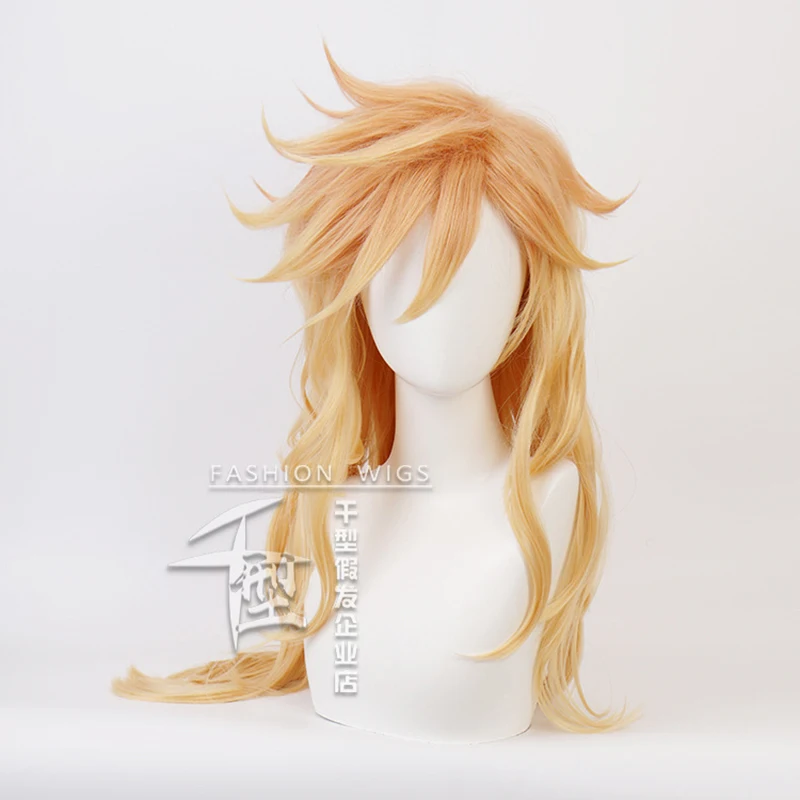 

Douma Wig Demon Slayer Kimetsu No Yaiba Long Wig Heat Resistant Hair Cosplay Costume Hair Wig with Free Wig Cap