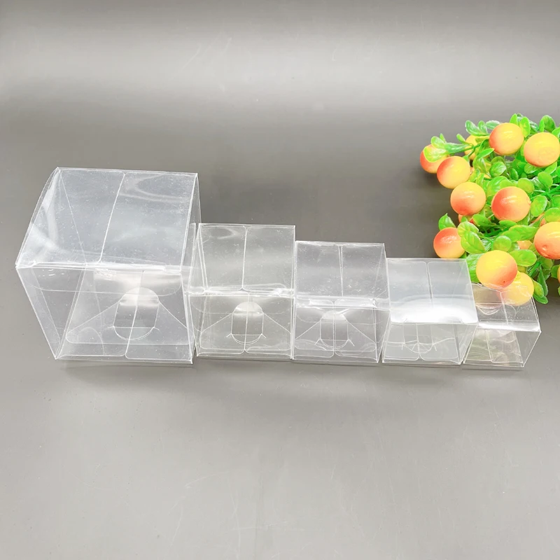 Packaging Transparent Gift Box Pvc Clear Boxes Christmas Wedding Gift Boxs For Jewelry Boxs