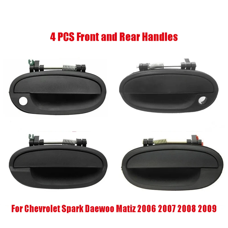 4 шт. внешняя ручка двери автомобиля для Chevrolet Spark Daewoo Matiz OEM 96601472 96601473 96601474 96601475