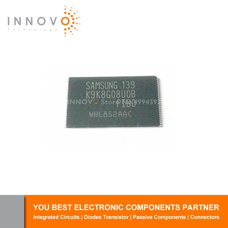 

INNOVO 5 шт./лот K9K8G08U0B-PIB0 K9K8G08U0B-PCB0 TSOP48 Бесплатная доставка новый оригинальный