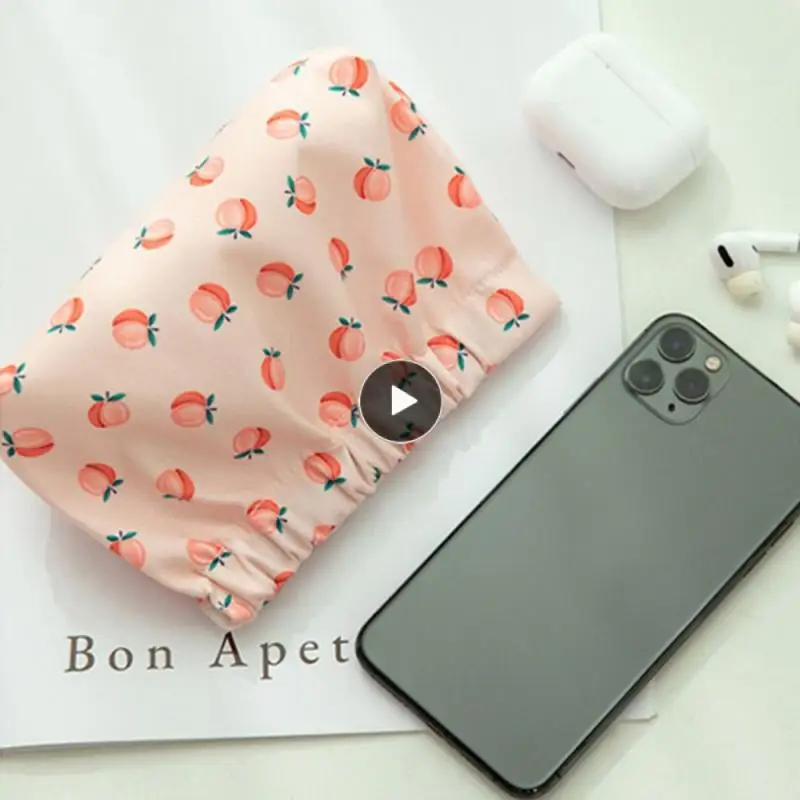 

Storage Leaf Spring Bag Fold Coin Purse Durable Portable Printed Storage Bag Storage Bag Automatic Tight Mouth Mini Bag Nylon