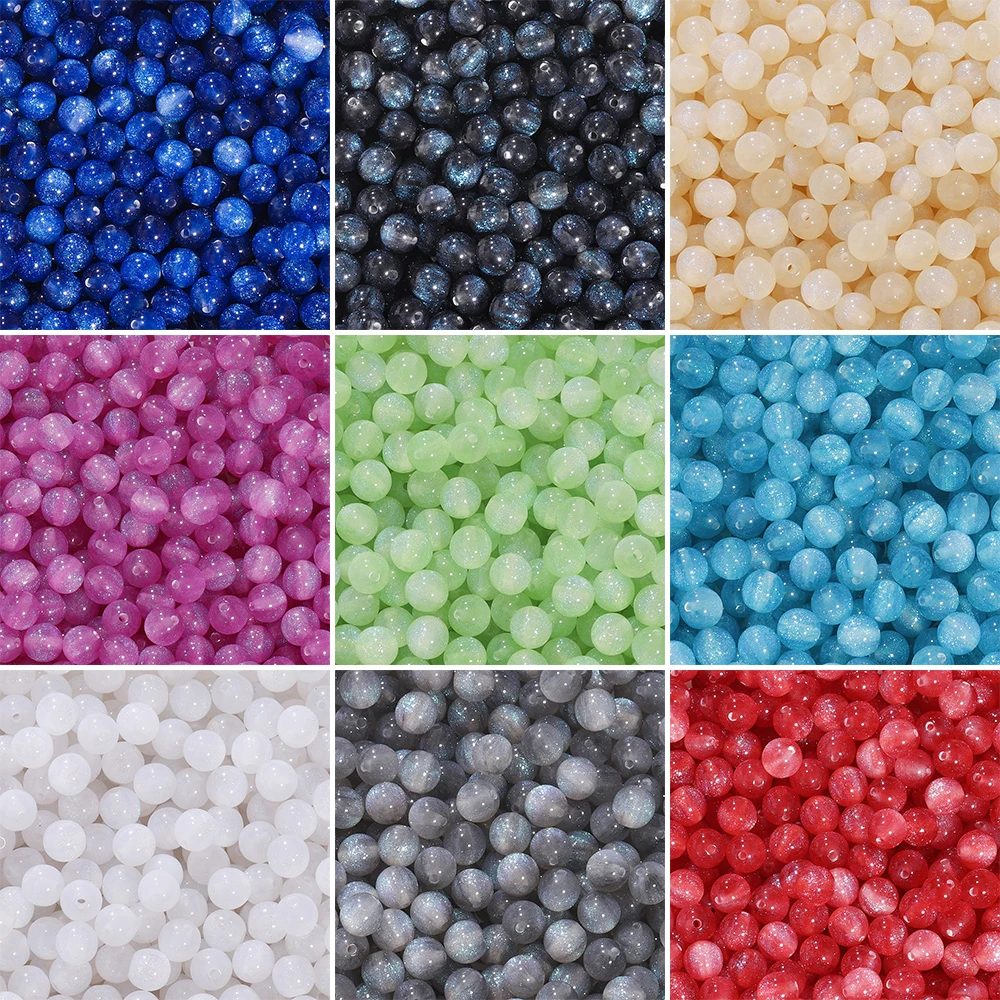 10/20 шт. 10 мм смоляные круглые бусины для ювелирных изделий свободные