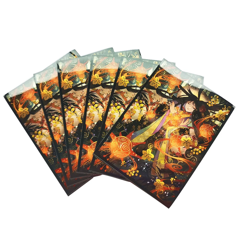 60 шт./пакет TCG Черный лотос аниме двойной рукав рукава карты для торговых карт Nicol