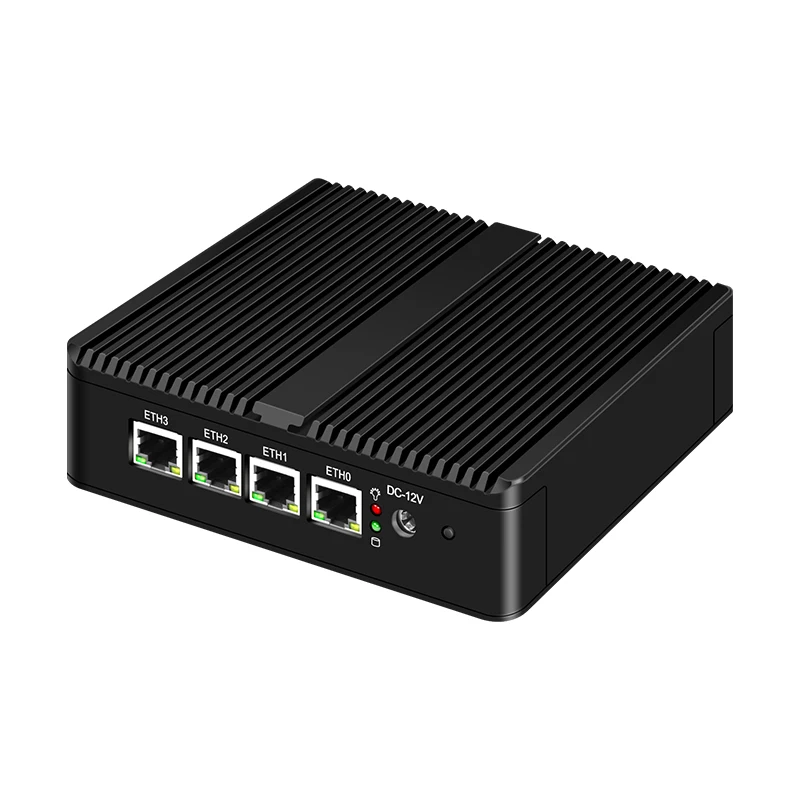 Intel Celeron Jasper Lake N5105 Fanless OPNsense Router Quad-Cores 4*LAN 2.5G I225 Ethernet 2*DDR4 Firewall Appliance Pfsense